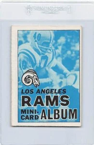 1969 Topps Mini-Album Inserts #8 Los Angeles Rams EX *15 - Picture 1 of 2