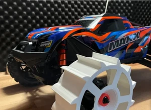 Juego de 4 ruedas de radiocontrol para neumáticos de nieve Traxxas Maxx Paddle Tire - Imagen 1 de 2