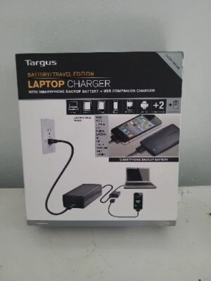 Cargador de batería/edición Travel Targus APM035US 90W para computadora portátil o teléfono inteligente NUEVO Foto 1 de 2
