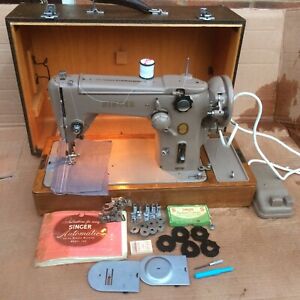 Singer 306, 306K zig zag Semi Industrial Heavy Duty Sewing Machine