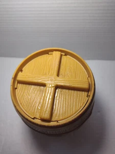 Vintage leerer halber und halber Humidor 14 Oz 6,5 Zoll ohne Etikett Kunststofffass - Bild 1 von 6