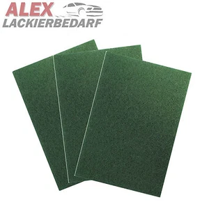 3 Blatt Premium Schleifvlies grob P80 150 x 230mm Vliespad grün - Bild 1 von 1