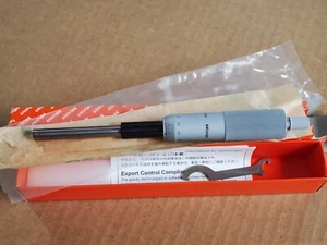 New Mitutoyo 0-50mm 0.01mm Heavy Duty Middle Size Metric Micrometer Head Carbide - Picture 1 of 6