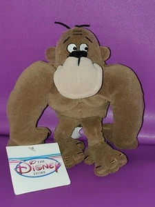 NEW DISNEY STORE BROWN APE GEORGE OF THE JUNGLE BEAN BAG PLUSH WITH TAGS - Picture 1 of 4