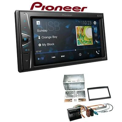 Pioneer Autoradio Bluetooth USB für Peugeot 207 ab 2005 schwarz ohne Canbus - Bild 1 von 4