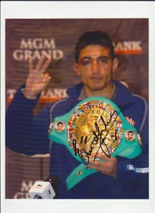 ERIK MORALES BOXING HOFer AUTHENTISCHES ORIGINAL SIGNIERTES FOTO - Bild 1 von 2