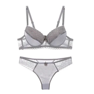 Women Lace Padded Push up Bra Sets Thong Knickers Ladies Underwear Lingeri · - Picture 1 of 20