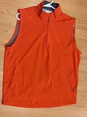 Chaleco Hombre Adidas AdiPure 1/4 Cremallera Naranja - M Foto 1 de 4