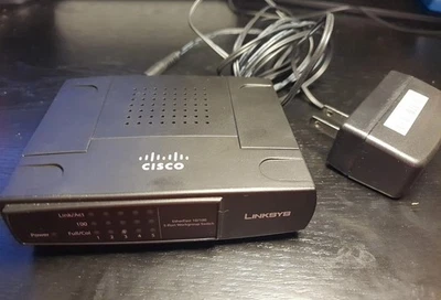 Linksys 5-port EtherFast 10/100 Workgroup Switch Model EZXS55W Ver. 4.2 - Image 1 of 4