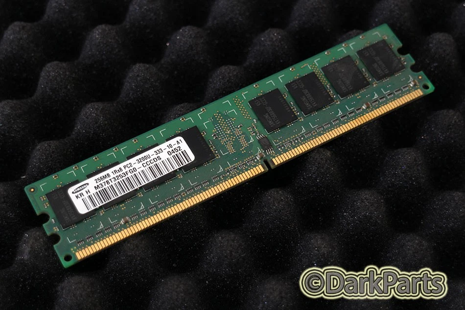 Samsung M378T3253FG0-CCCDS 256MB Memory RAM PC2-3200U-333-10-A1 - Image 1 of 1