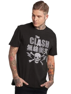 Amplified Men's The Clash-Bolt T-Shirt XXL Grey (Charcoal Cc) - Picture 1 of 4