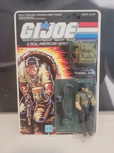 GI Joe A Real American Hero 1987 Tunnel Rat Figure MOC Hasbro Vintage HIGH GRADE - Foto 1 di 10