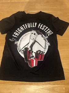Jack skellington tshirt XS 4/5 boys girls Disney the nightmare before Christmas - Picture 1 of 6