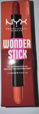NYX MAQUILLAJE PROFESIONAL Wonder Stick Rubor Doble Extremo Ámbar Brillante Fucsia WSB05 Foto 1 de 4