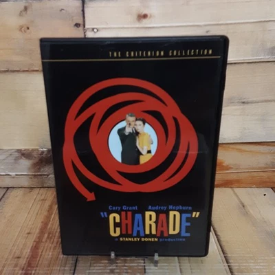 Charade DVD Used Cary Grant Audrey Hepburn 1963 Criterion Collection - Image 1 of 4