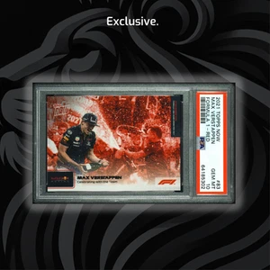 PSA 10 Max Verstappen #83 - Celebrating The Team - 2021 Topps Now F1 /10 Red - Picture 1 of 5