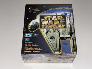 Trading Cards TCG Star Wars Vehicles Topps 1997 Box Display SEALED NEW NEU - Bild 1 von 8