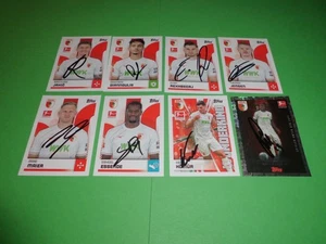 Topps Fútbol Bundesliga 24/25 Augsburgo 8 cromos firmados - Imagen 1 de 4