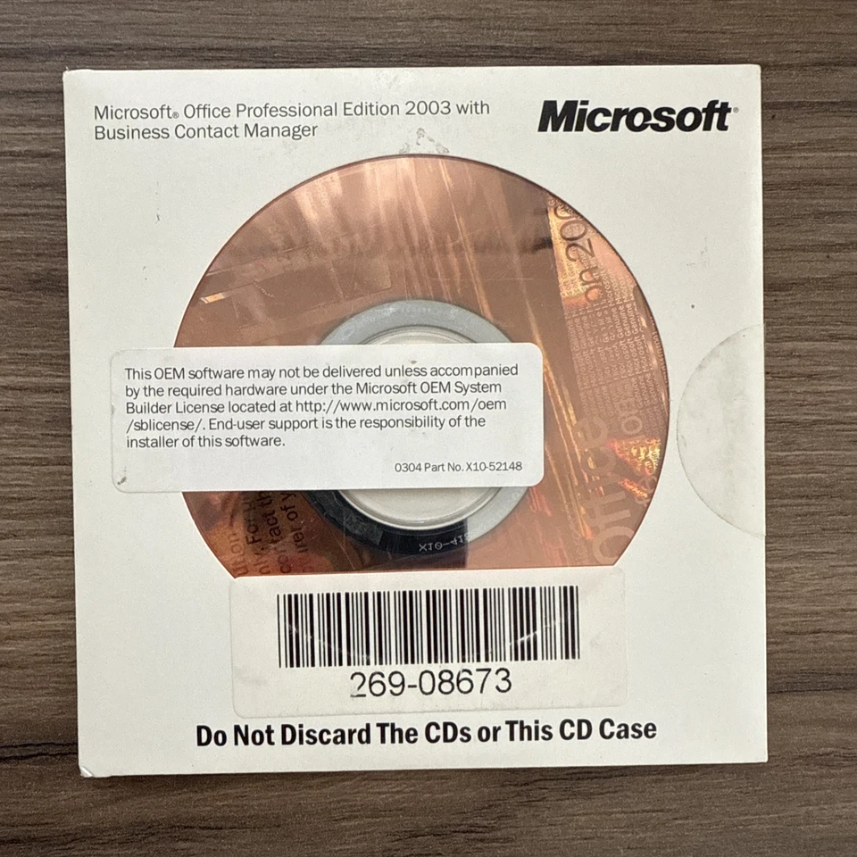 Microsoft Office Professional Edition 2003 with Business Contact Manager - Image 1 of 1