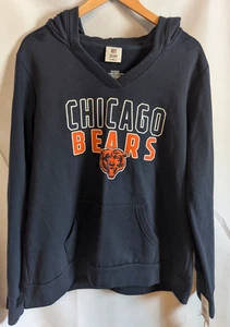 CHICAGO BEARS ~NFL Apparel Navy Blue Pullover HOODIE~Womens Size XL ~ NEW w/tags - Picture 1 of 6