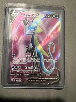 Inteleon V (Full Art) 180/192 Swsh02: Rebel Clash Holo - Image 1 of 4