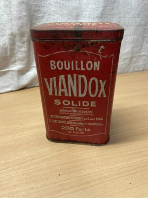 Ancienne Boîte Publicitaire VIANDOX  bouillon  - Photo 1/4