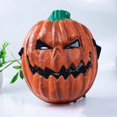 Disfraz utilería calabaza cabeza máscara cosplay máscara Halloween máscara fiesta máscara accesorios Foto 1 de 4