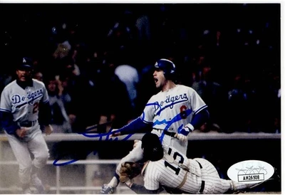 Steve Garvey Signed Autographed Small Photo Dodgers Home Plate Slide JSA AM26508 - Image 1 of 2