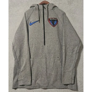 Chaqueta con Capucha Nike Tech Fleece DePaul Demons Para Hombres Talla XL Alta XLT AQ9481 1/2 Cremallera - Imagen 1 de 12