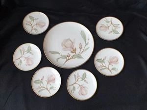 Hutschenreuther Selb Magnolie Porzellan Teller mit 6 Schälchen - Bild 1 von 7