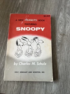 A New Peanuts Book Featuring Snoopy by Charles M. Schultz 1960 - Picture 1 of 4