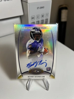2012 Topps Platinum - Rookie Bobby Rainey #158 Refractor Autographs (AU, RC) - Image 1 of 2