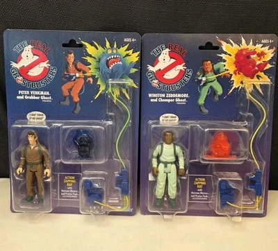 Kenner Los Verdaderos Cazafantasmas Winston Zeddemore Y Peter Venkman LOTE NUEVO EN STOCK Foto 1 de 4