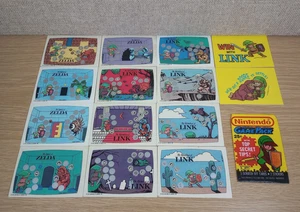 Nintendo Topps Card / Sticker Bundle 1989 The Legend Of Zelda Adventure Of Link - Picture 1 of 18