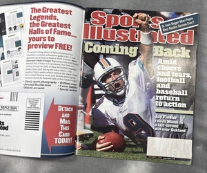 Sports Illustrated October 1, 2001 Jay Fieldler Miami Dolphins - Picture 1 of 3