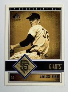 2002 Upper Deck #B-GPE Gaylord Perry Legendary Bat Relic AR133 - Picture 1 of 2