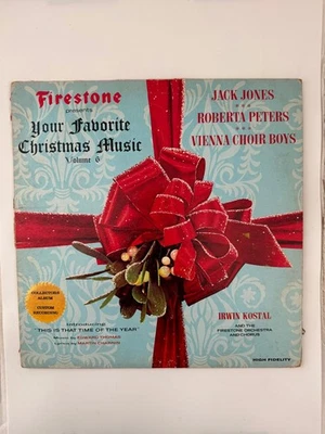 Jack Jones Your Favorite Christmas Music Volume 6 12 дюймов запись 1963 Firestone - Изображение 1 из 4