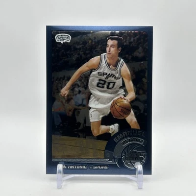 2002-03 Topps Chrome Manu Ginobili Rookie #124 Spurs English - Image 1 of 2