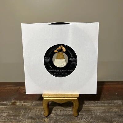 Neil Sedaka Breaking Up Is Hard To Do Vinyl 7” 45 RPM Hollywood First Press VG🦄 Foto 1 de 4