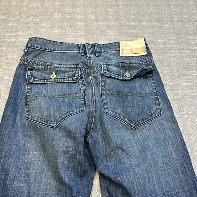 Pantalones de mezclilla Pepe para hombre 34 bolsillos traseros solapa Y2k Hip Hop ropa de calle Foto 1 de 4