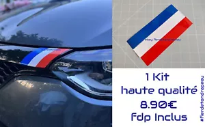 Drapeau Français Renault Megane 4 RS GT trophy 280 vinyle sticker autocollant - Afbeelding 1 van 5