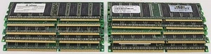 Lot of 10 x 256 MB RAM - Various Brands USED - Picture 1 of 1