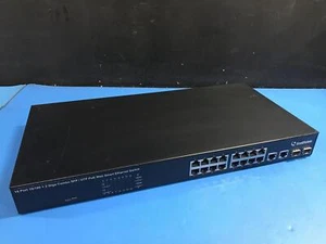 GeoVision 16-Port 802.3at Web Management PoE Switch GV-POE1601-V2 - Picture 1 of 4