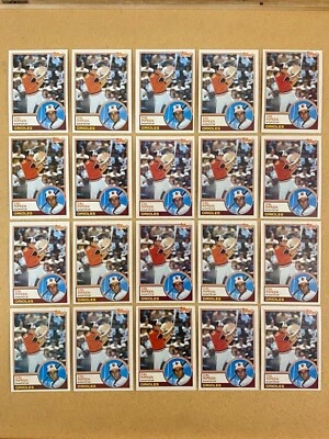 (LOTE DE 20) 1983 TOPPS #163 CAL RIPKEN JR. - HOF - ORIOLES - Imagem 1 de 4