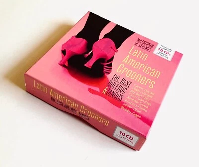 Latin American Crooners:  The Best Boleros & Tangos - 10 CDs - Boxed / Import - Image 1 of 4