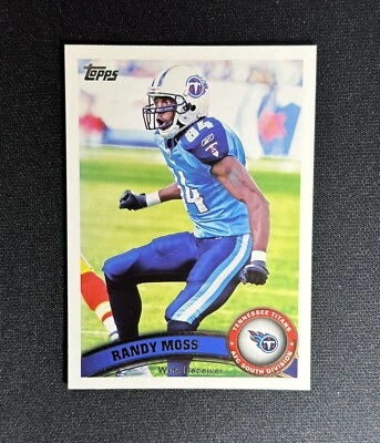 2011 Topps Randy Moss #258 Football Card Tennessee Titans HOF - Image 1 of 2