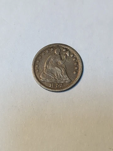 1857 O HALF DIME SILVER TYPE 2. VERY LOW MINTAGE, VERY HIGH GRADE AND DEMAND Cover