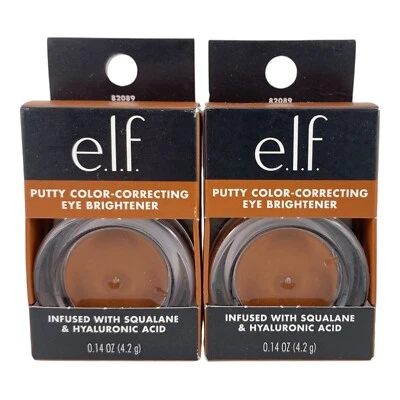 Lot of 2 e.l.f. Putty Color-Correcting Eye Brightener RICH 0.14 oz elf NEW! - Image 1 of 4