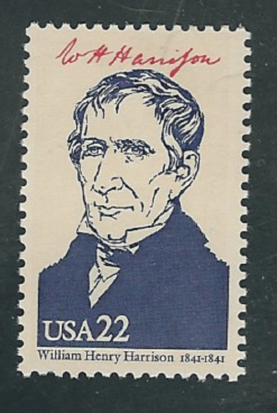 Scott # 2216 i....22 Cent...Presidents/Harrison...3 Stamps.... MNH - Image 1 of 1