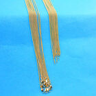 1pcs 16-30" Jewelry 18k Yellow Gold Filled Chain Flat Curb Necklaces For Pendant